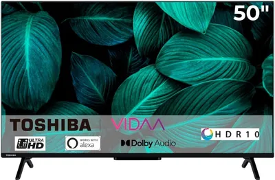 Produktbild von Toshiba 50QV2463DA, 127 cm (50"), 3840 x 2160 Pixel, 4K Ultra HD, QLED, Smart-TV, Schwarz