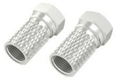 Immagine prodotto di Confezione da 2 connettori F HAMA da 5,5 mm