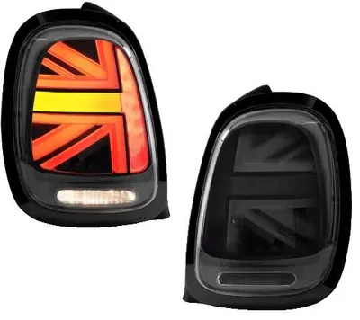 Produktbild von LED-Rücklichter, sequenzielle Blinker, einfache Installation, Geräuchert mit Schwarz