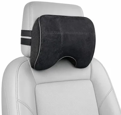 Produktbild von Nackenstützkissen für Auto mit Wildleder und Memory-Schaum