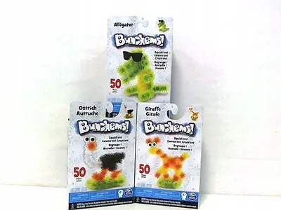 Produktbild von Bunchems Kreativset Tiere, sortiert, Bunchems, Mehrfarbig, Kind, 50 Stück(e), 4 Jahr(e), Junge/Mädchen