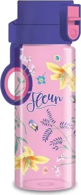 Produktbild von Ars Una Trinkflasche Fleur - Blumen 475 ml, rosa-violett, für Mädchen