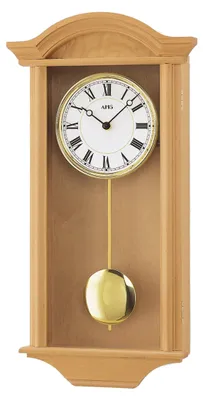 Produktbild von AMS W990-16 Pendelwanduhr mit Massivholz Erle und Schlagwerk