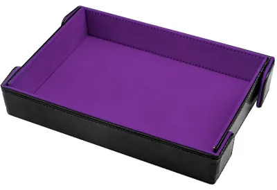 Produktbild von Magnetischer Würfelhalter - Faltbare Würfelschublade - Rechteckige Würfelaufbewahrungsbox - Kunstleder - Samt-Innenraum - Stoßfest - Würfelhalter