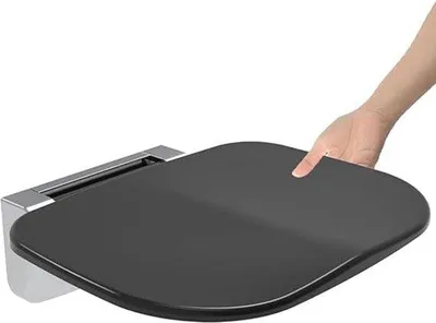 Produktbild von Famanu Duschstuhl für Senioren - Anti-Rutsch, klappbar