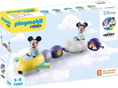 Produktbild von PLAYMOBIL Disney & Mickey and Friends 71320 1.2.3 & Disney: Mickys & Minnies Wolkenflug