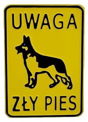 Immagine prodotto di Scheda 15*20Cm Attenzione Cane Cattivo