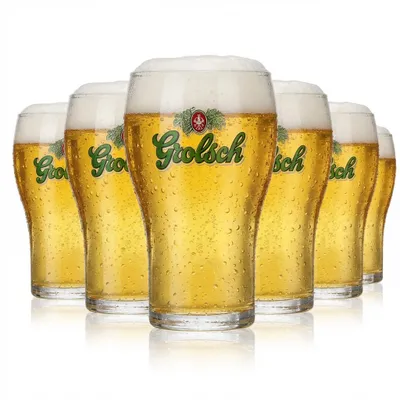 Produktbild von 6x Grolsch Bier Gläser Bierglas Glas Tulpenglas Biergläser 0,2l