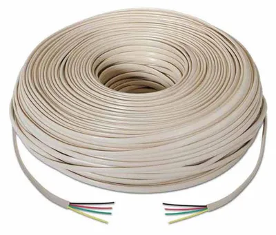 Produktbild von AISENS A143 – 0321 – Telefon-Kabel 100 m 4 C, beige