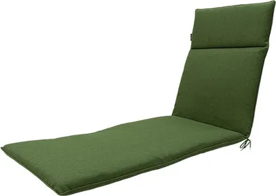 Produktbild von Madison Liegekissen 60x190 cm in Moosgrün mit Natur-Außenfinish für Gartenliegen