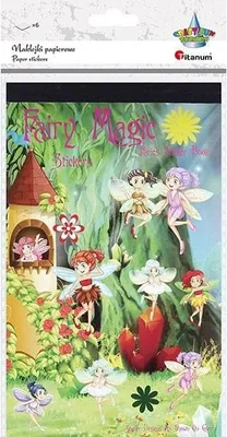 Produktbild von Naklejki papierowe 6 plansz wróżki mix 238szt