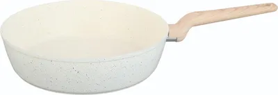 Obrázek produktu pro Hluboká pánev Voltz Nice OV54419E24D, 24x6,3 cm, mramorový povrch, indukce, krémová melanž
