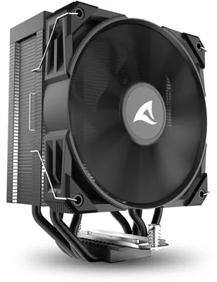 Image de Sharkoon A40 Processor Air cooler 12 cm Black 1 pc(s)