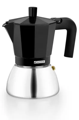 Image de Monix M863006 Cafetière italienne Argent Argent One Size