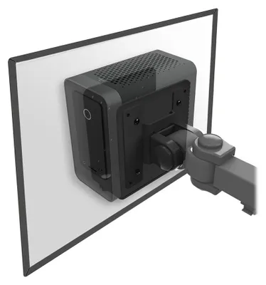 Produktbild von Neomounts THINCLIENT-20 Mini-PC-Halterung - max 7 kg - universal, 7 kg, 100 x 100,50 x 50,75 x 75, Schwarz, Stahl, Taiwan, Thin clients