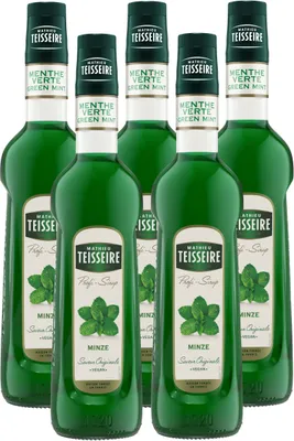 Produktbild von Mathieu Teisseire Getränke-Sirup Pfefferminz 0,7L (5er Pack)