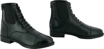 Immagine prodotto di Ekkia RIDING WORLD stivaletto sintetico con lacci, nero, numero di scarpe:36