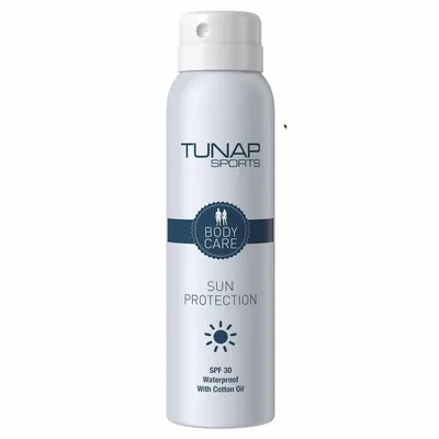 Image de TUNAP SPORTS Crème solaire SPF 30, 150 ml – spray transparent