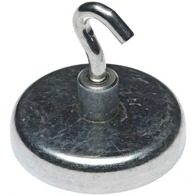 Produktbild von Hakenmagnet Metall 36mm TG 8000 g silber