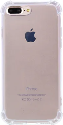 Produktbild von Mobigear Cushion Durchsichtig iPhone 8 Plus Hülle Flexibles TPU Backcover Stoßfest - Transparent