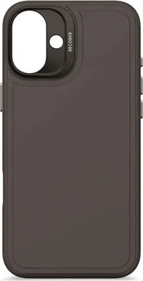 Produktbild von Decoded, Silikonhülle für iPhone 16 Plus Stacks Series MagSafe Antimikrobiell, Schwarz