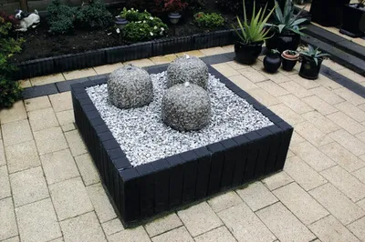 Produktbild von Granitsplitt 8-16 mm 500 kg anthrazit-weiß