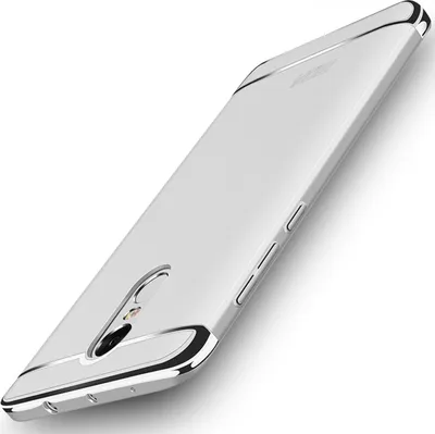 Produktbild von Handy Hülle Schutz Case für Xiaomi Redmi Note 4X Bumper 3 in 1 Cover Silber