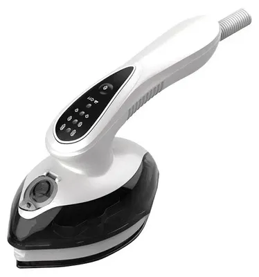 Immagine prodotto di Ferro da stiro a vapore portatile, 1100W - Riscaldamento rapido - Serbatoio acqua da 280 ml - 15 g/min di vapore - Spina EU a 220V - Bianco