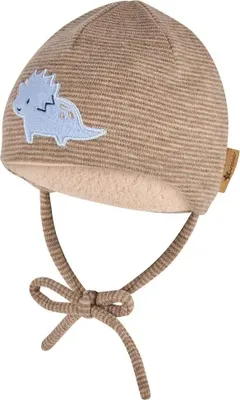 Produktbild von Sterntaler Beanie Saurier braun mel. Gr. 37