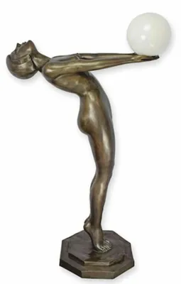 Produktbild von Casa Padrino Art Deco Bronze Stehleuchte Bronze / Weiß H. 150 cm - Art Deco Leuchten
