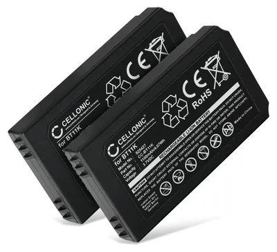 Image de CELLONIC 2x Batterie pour Télécommande Compatible avec Ikusi IK2, PUPITRE IK2, T70/2, BT11K - (1100mAh , 3.7V)