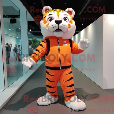 Produktbild von Tiger-Maskottchen-Kostüm REDBROKOLY mit Jogginghose und Fußpolstern