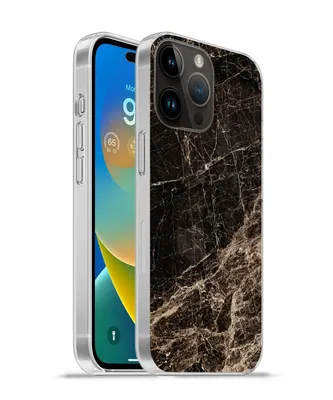 Produktbild von MuchoWow® Handyhülle Schutzhülle Hülle für Apple iPhone 14 Pro Max Marmor - Luxus - Schwarz Silikon Softcase Handy Hülle - Hardcover