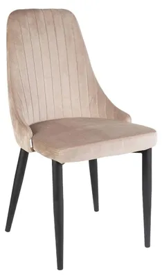 Produktbild von HOMLA LOUIS Sessel Velours beige 44x59x88 cm
