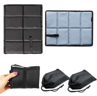 Produktbild von Faltbare Outdoor-Sitzkissen mit 2 Aufbewahrungstaschen für Picknicks, Wanderungen und Camping.