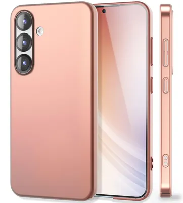 Produktbild von NALIA Ultra Slim Hardcase für Samsung Galaxy S25 – Anti-Fingerprint & 0.5mm Dünn – PUREFIT (Matt & Leicht) – Marke aus Berlin – Altroségold
