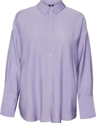 Image de Vero Moda Magda chemise à manches longues violet M femme violet M