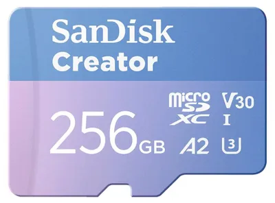 Immagine prodotto di SanDisk Creator 256 GB MicroSDXC UHS-I Classe 10