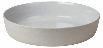 Produktbild von Blomus Salatschüssel SABLO, Schüssel, Schale, Keramik, grau, 34.5 cm, 64106