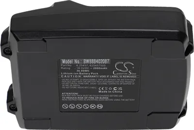 Produktbild von vhbw Akku kompatibel mit Metabo GA 18 LTX, GA 18 LTX 600638650, CC 18 LTX BL, BS 18 Set 602207880, BSA 14.4-18 LED Werkzeug (2000 mAh, Li-Ion, 18 V)