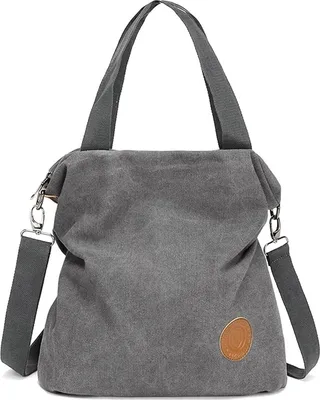 Produktbild von Myhozee Damen Canvas Umhängetasche Strandtasche Crossover Bag
