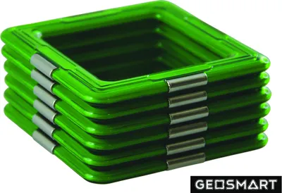Produktbild von Magnet Geos Vierecke, 6tlg., kreatives Bauen