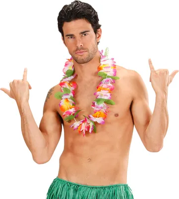 Immagine prodotto di Collana hawaiana Fiori hawaiani colorati Aloha