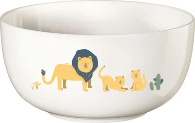 Produktbild von ASA Selection Kids Schale Leo Löwe, Müslischale, Schüssel, Kinder, Fine Bone China, Ø 13.5 cm, 38292314