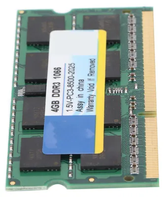 Imagen del producto de Memoria RAM DDR3 de 4GB, 1066Mhz, PC3-8500, 204 pines, 1.5V, totalmente compatible con ordenadores de escritorio, portátiles y computadoras portátiles