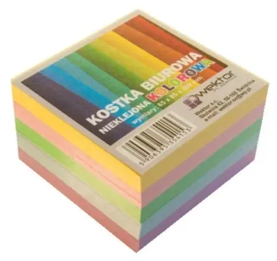 Obrázek produktu pro Kostka, barevná, 85 x 85 mm, 5 cm – Wektor