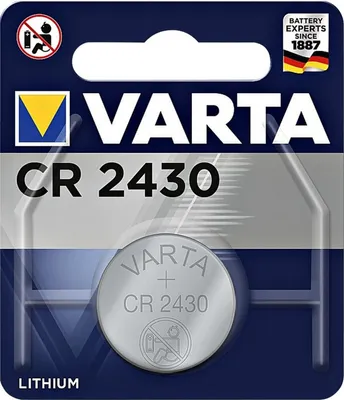Produktbild von Varta CR2430 1er Blister 3V Batterie Lithium Knopfzelle 280 mAh 6430 VCR2430