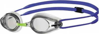 Produktbild von Arena - "Tracks" Transparent Schwimmbrille für Herren/Damen Unisex CS519 (Einheitsgröße) (Weiß/Transparent/Blau)