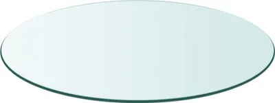 Produktbild von vidaXL Tischplatte aus gehärtetem Glas rund 800 mm