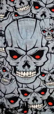 Produktbild von Modeka Skulls Grey Multifunktionstuch